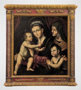 Madonna mit Kind, Hl. Anna und Hl. Johannesknabe. VERKAUFT